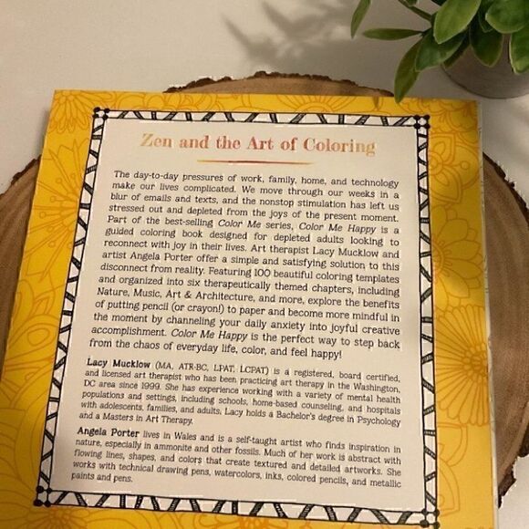 National Bestseller COLOR ME HAPPY Coloring Book NEW - Picture 4 of 4